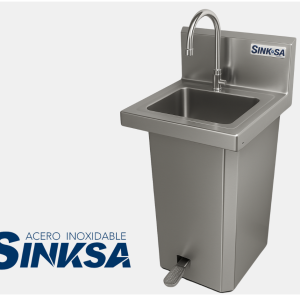 Lavamanos de Acero Inoxidable con Pedal