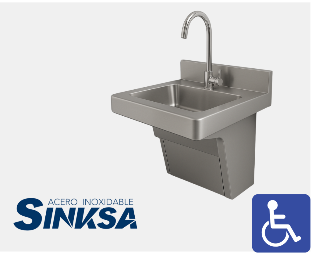 Lavamanos para personas con discapacidad