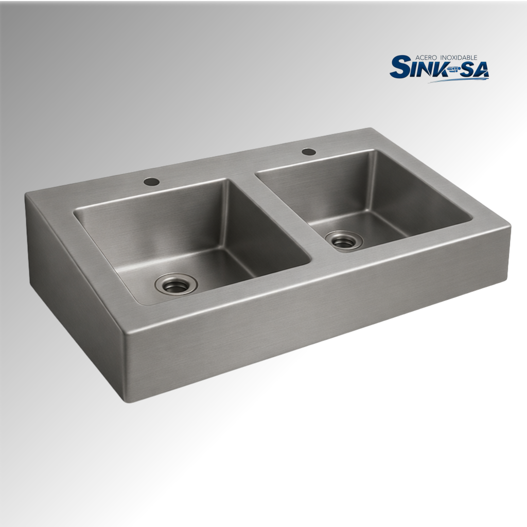 Lavamanos Minimalista de Acero Inoxidable