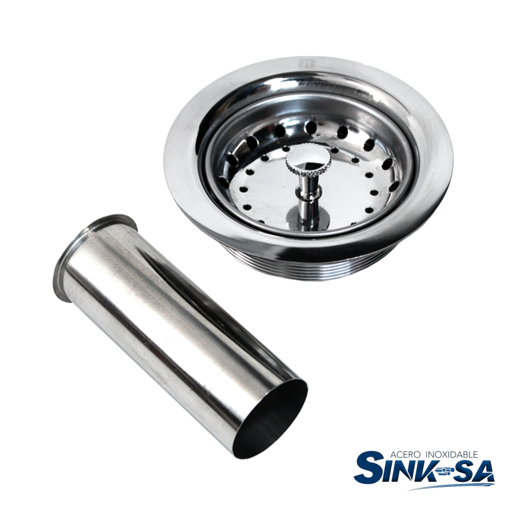 contracanasta de acero inoxidable