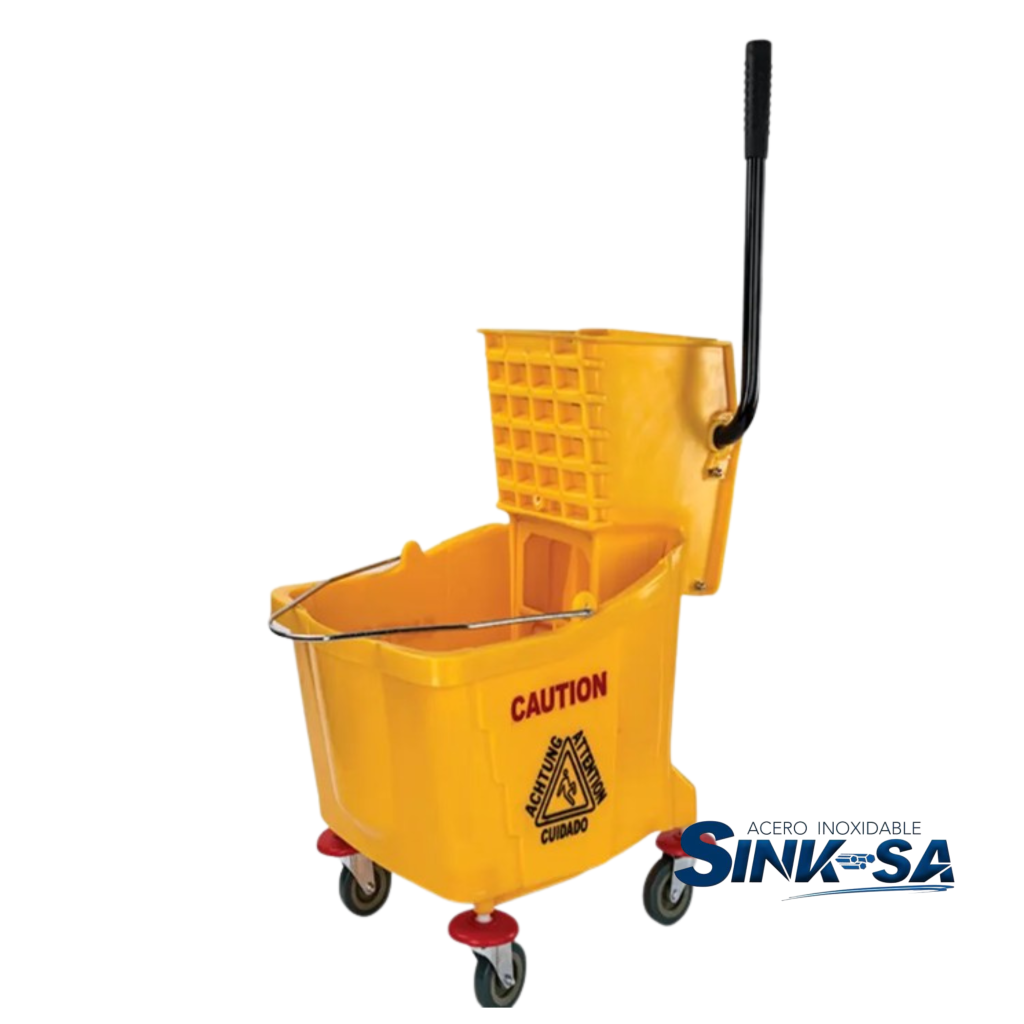tina para trapeador con exprimidor