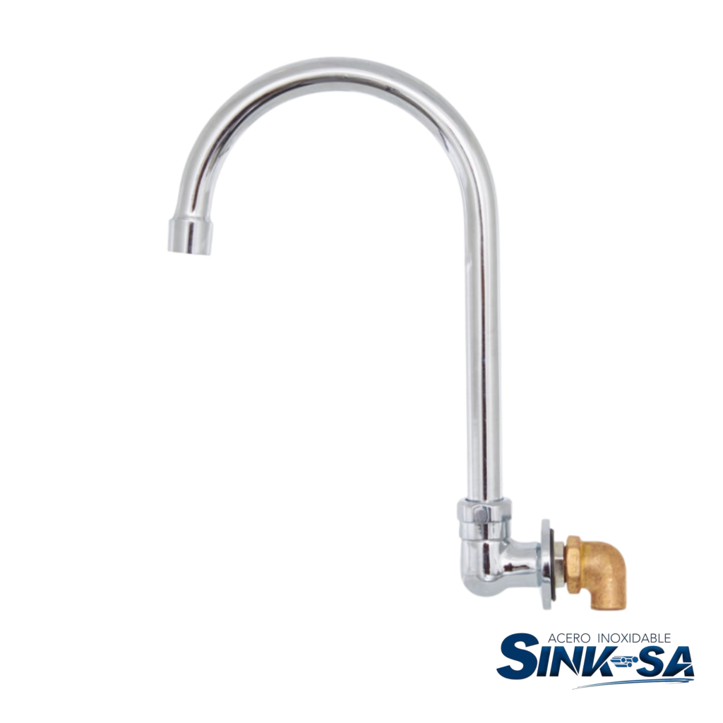 cuello de ganso a pared para valvulas de pedal