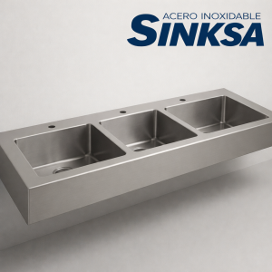 Lavamanos Minimalista de Acero Inoxidable