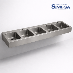 Lavamanos Minimalista de Acero Inoxidable